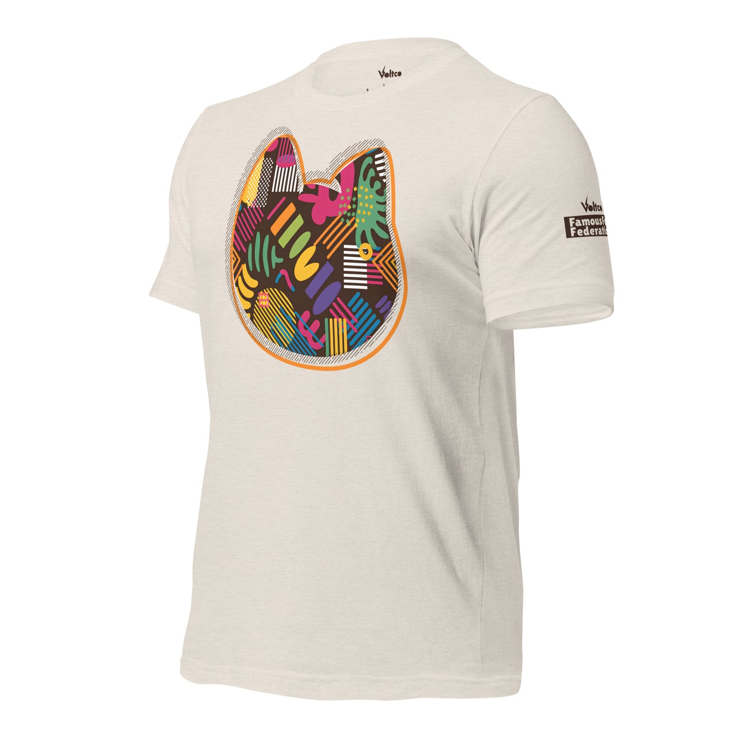 Famous Fox Federation Logo Pattern Graphic Tee