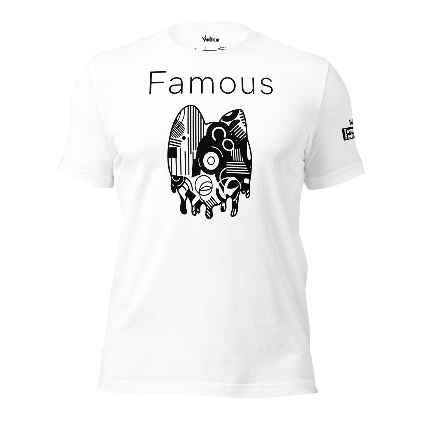 Famous Fox Federation Drip Pattern Graphic Tee