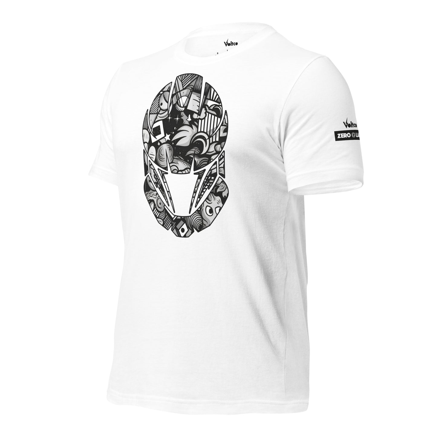 Naut Graffiti Pattern Logo Graphic Tee