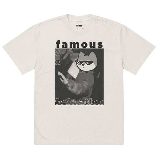 Famous Fox Fed Oversized Faded Tee