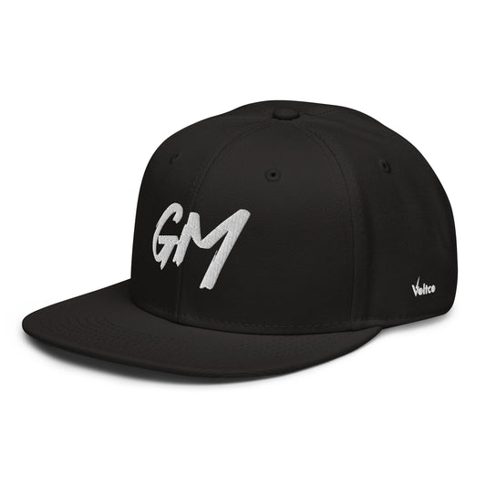 gm Puff Snapback Hat