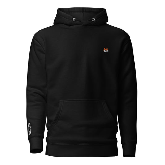 Famous Fox Federation Logo Embroidered Basic Hoodie BLK